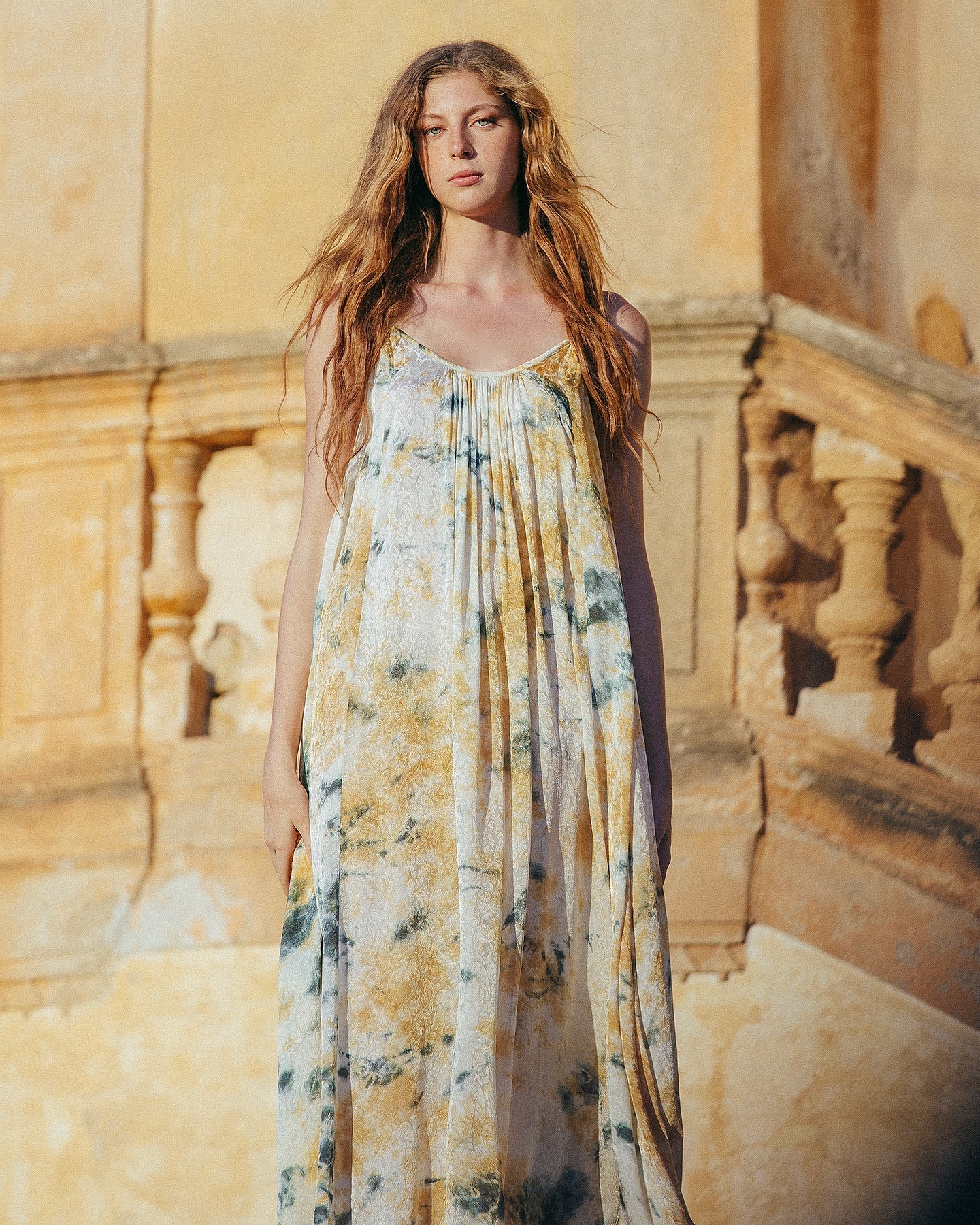 Robe Ivol  Kaki / Ocre | Mes Demoiselles Paris