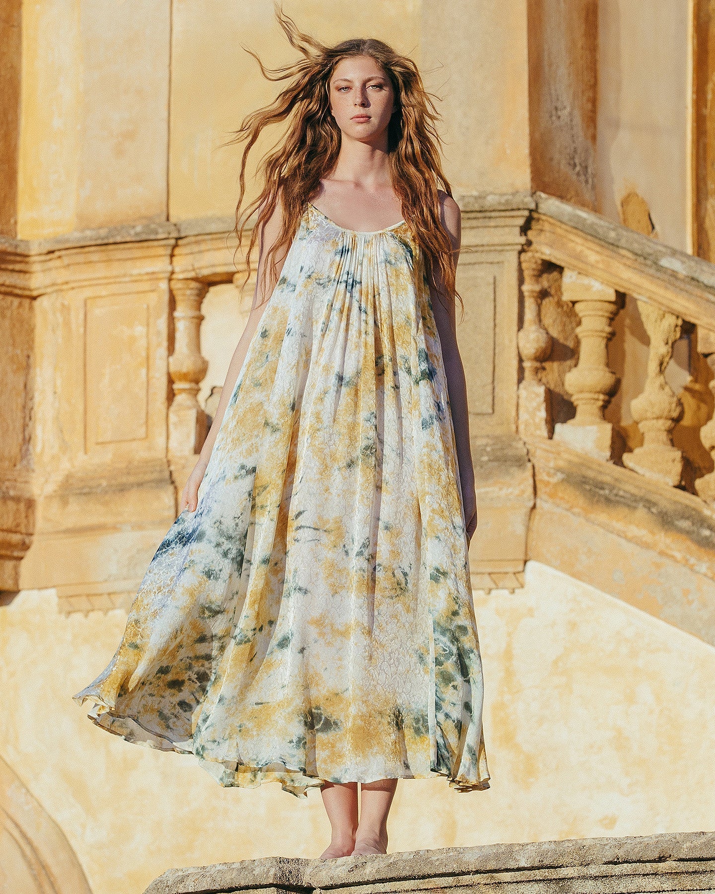 Robe Ivol  Kaki / Ocre | Mes Demoiselles Paris