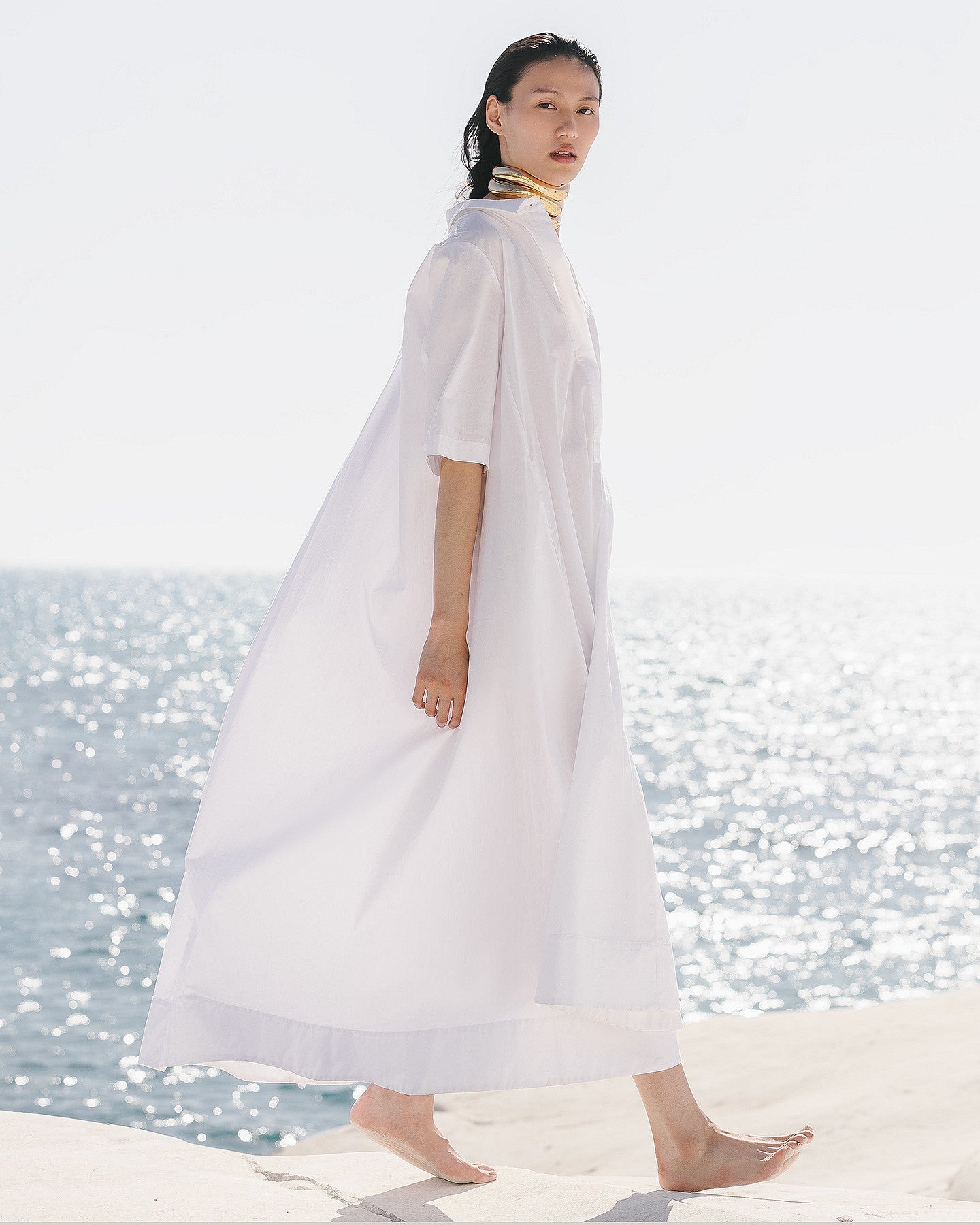 Robe Pierre de soleil  Blanc | Mes Demoiselles Paris