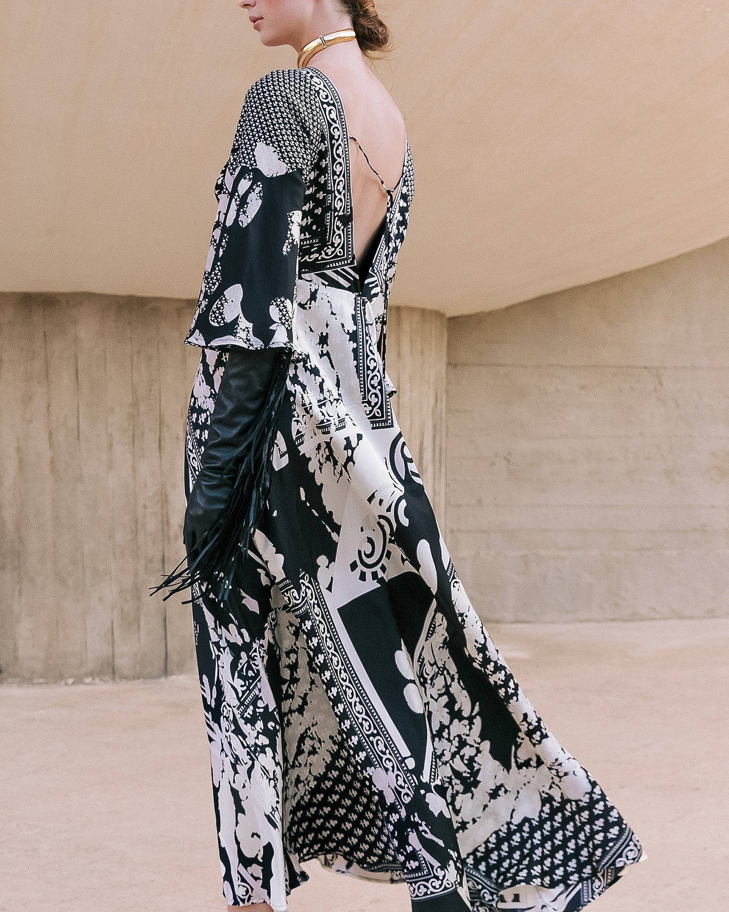 Robe Wonda  Noir / Blanc | Mes Demoiselles Paris