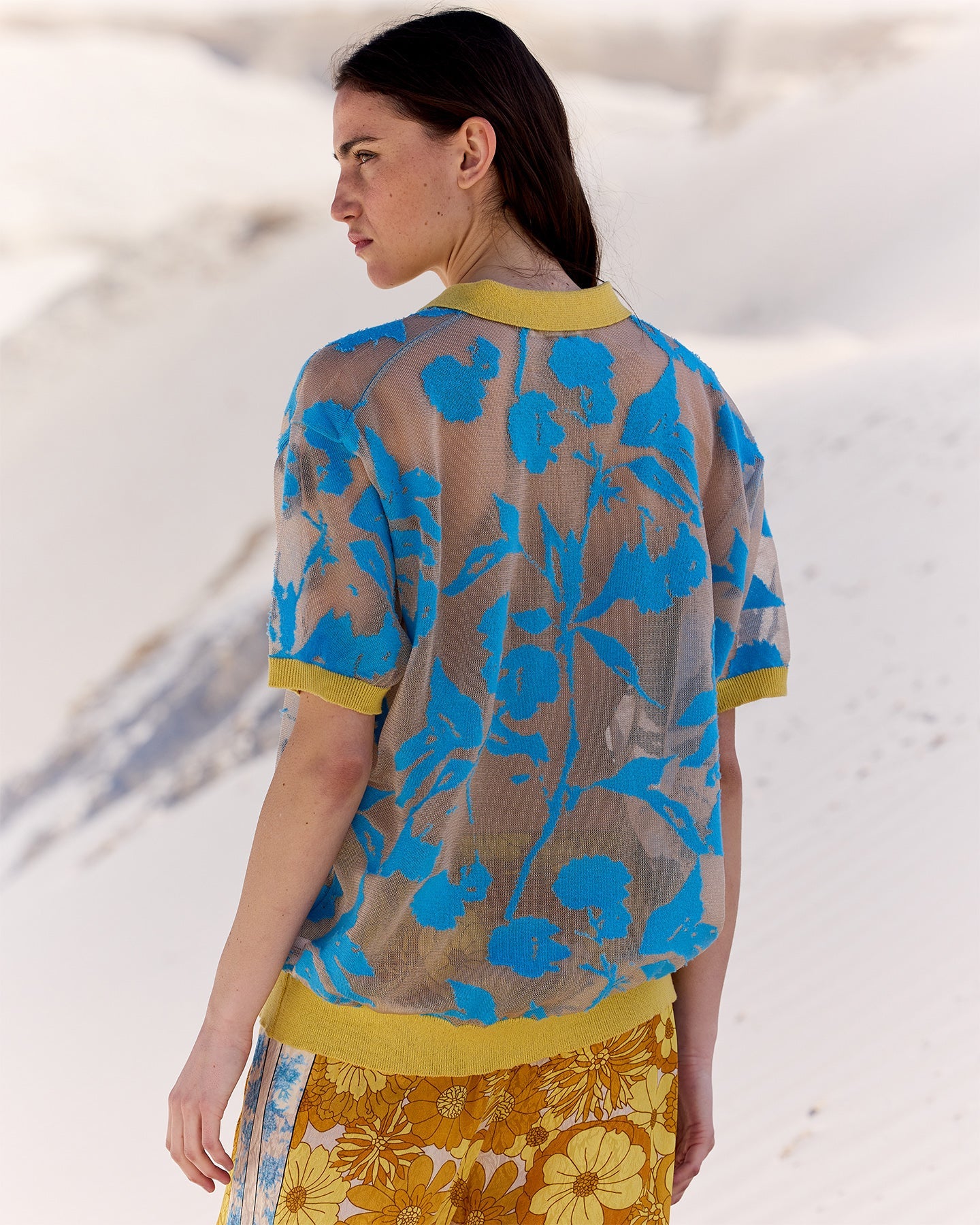 Pull En Maille Sharita - Bleu