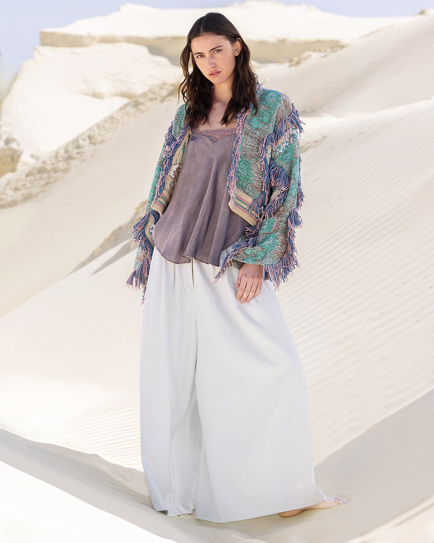 Cardigan En Maille Squire - Multicolore