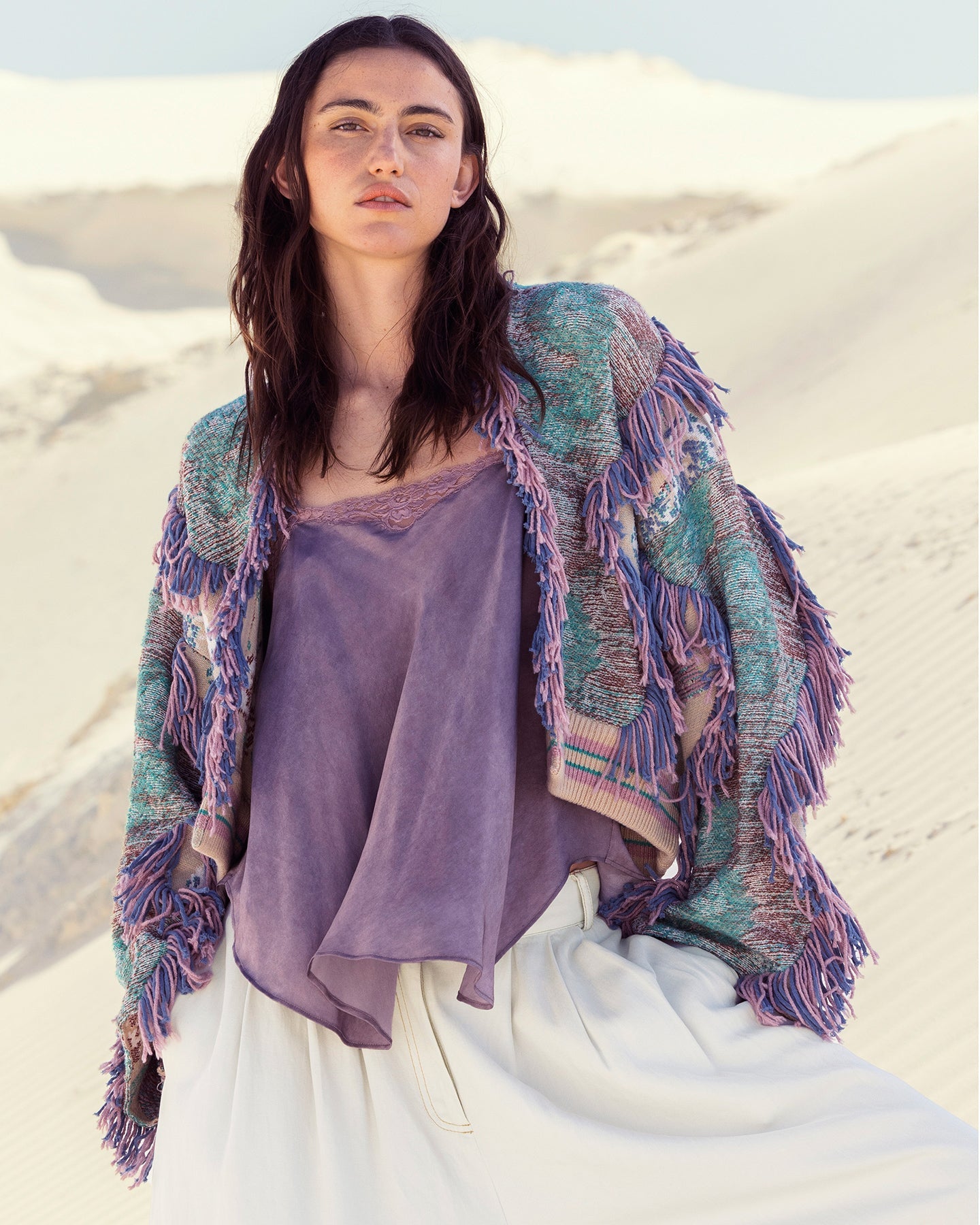 Cardigan En Maille Squire - Multicolore