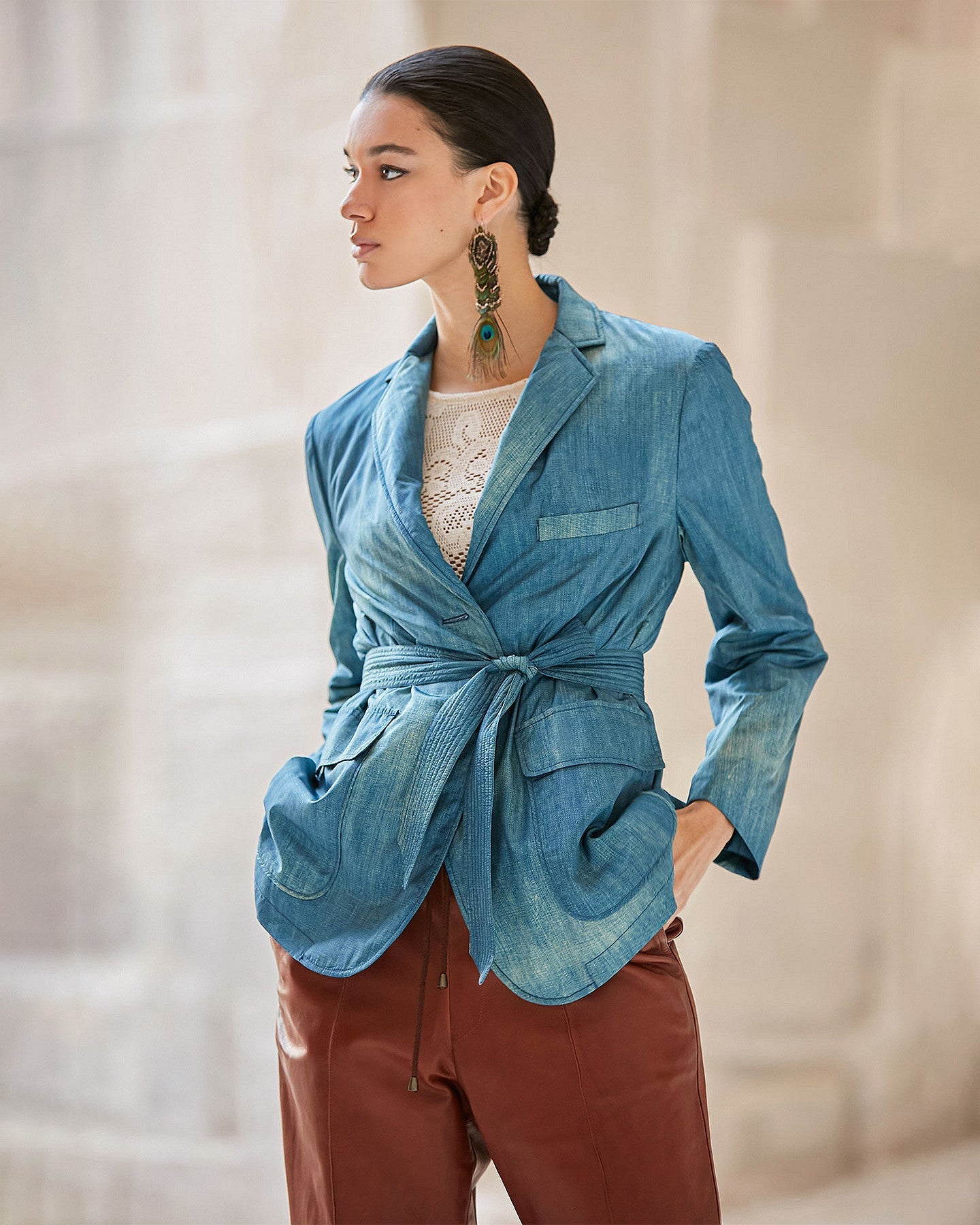 Veste Drizzle  Denim | Mes Demoiselles Paris
